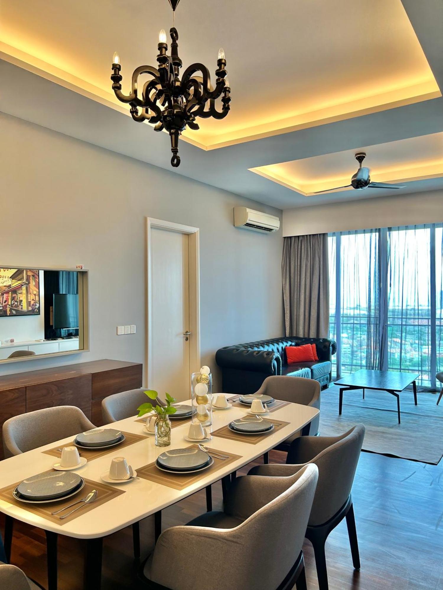 Luxury 3Br Penthouse I The Shore Hotel & Residence I Seaview I Poolview I 6-9Pax 豪华3房顶层公寓 Malacca Eksteriør billede